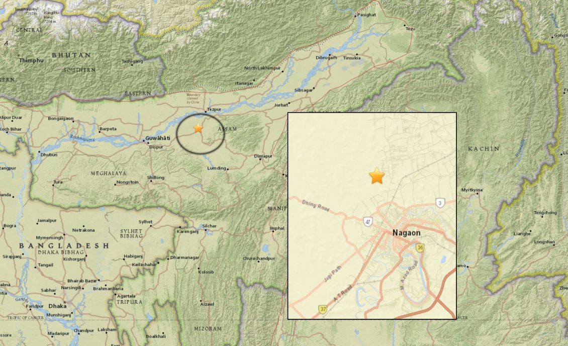 Guwahati earthquake scale