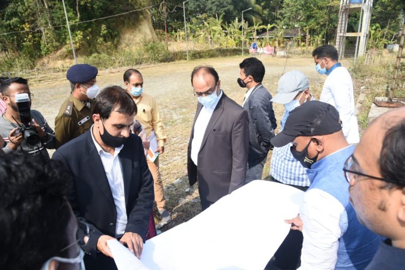 International Rail terminus at Karimganj; rail link to Bangladesh via