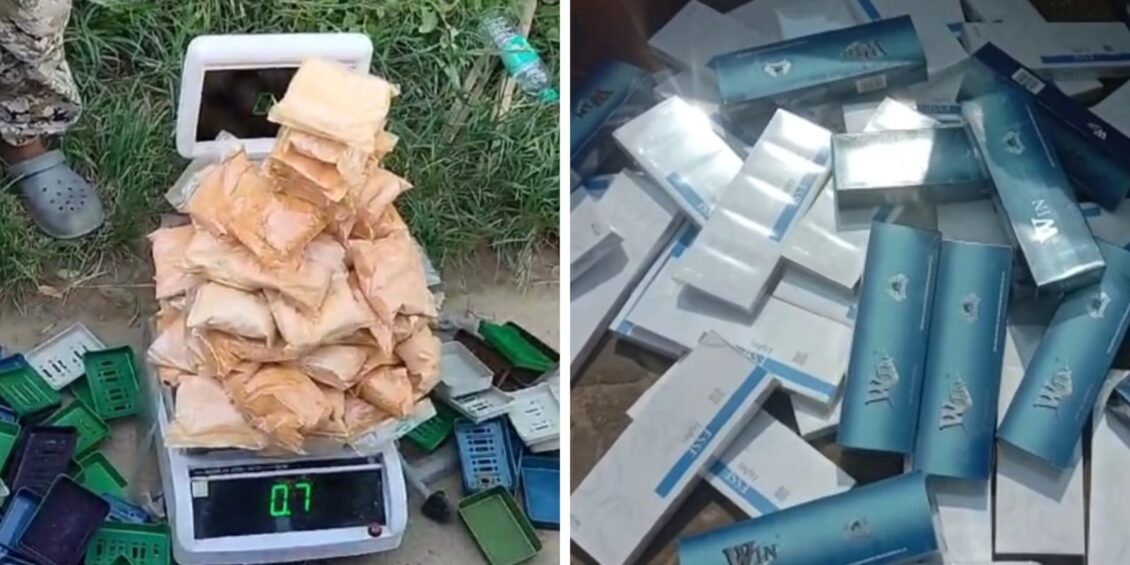 Cachar Police seize massive haul of heroin and foreign cigarettes in ...
